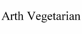 arth vegetarian