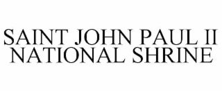 saint john paul ii national shrine
