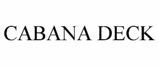 cabana deck