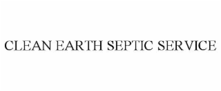 clean earth septic service