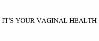 it's your vaginal health