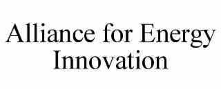 alliance for energy innovation