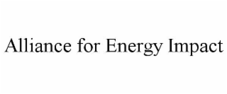 alliance for energy impact