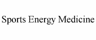 sports energy medicine