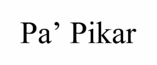 pa’ pikar