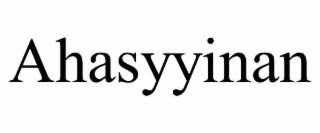 ahasyyinan