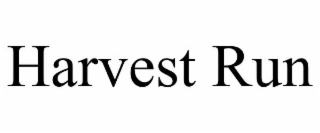 harvest run