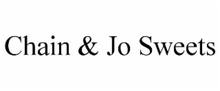 chain & jo sweets