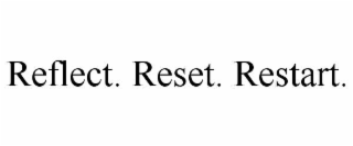 reflect. reset. restart.