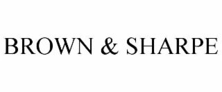 brown & sharpe