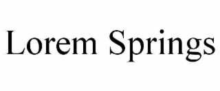 lorem springs