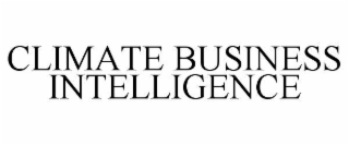 climate business intelligence