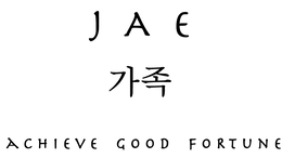 j a e  achieve good fortune