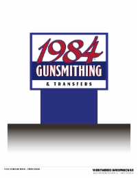1984 gunsmithing -sign faces 1984 gunsmithing & transfers
