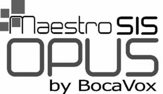 maestro opus sis by bocavox