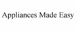 appliances made easy