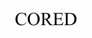 cored
