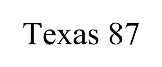 texas 87