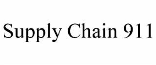supply chain 911