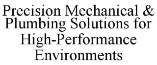 precision mechanical & plumbing solutions for high-performance environments