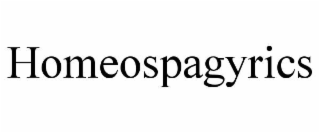 homeospagyrics