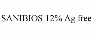 sanibios 12% ag free