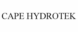 cape hydrotek