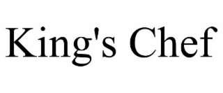 king's chef