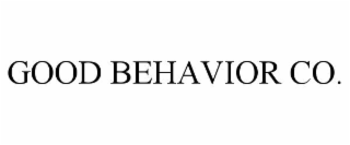 good behavior co.