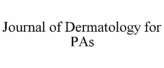 journal of dermatology for pas