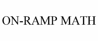 on-ramp math