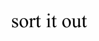 sort it out