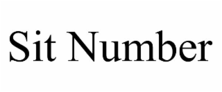 sit number