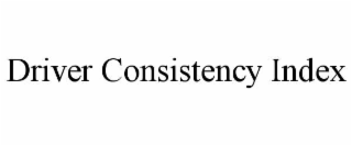 driver consistency index