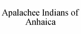 apalachee indians of anhaica