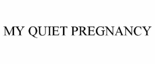 my quiet pregnancy