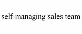 self-managing sales team
