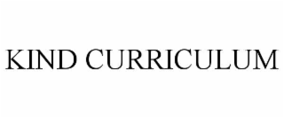 kind curriculum