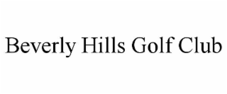 beverly hills golf club