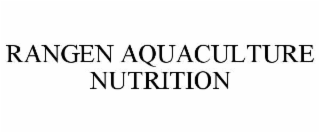 rangen aquaculture nutrition