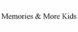 memories & more kids