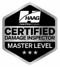 h haag a salas o'brien company certified damage inspector master level