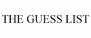 the guess list