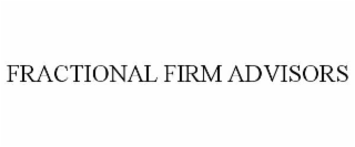 fractional firm advisors