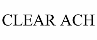 clear ach