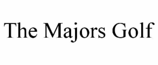 the majors golf
