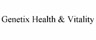 genetix health & vitality