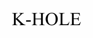 k-hole