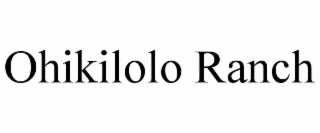 ohikilolo ranch