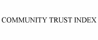 community trust index